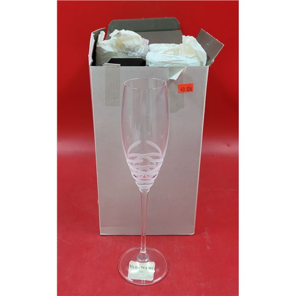 4 Vera Wang Blanc Sur Blanc Flutes Made in Germany