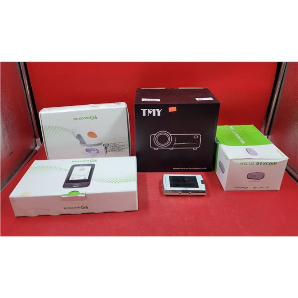 Electronics Lot w/ Dexcom G6 & TMY Mini Projector