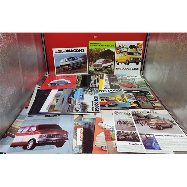 Lot of VTG Vehicle Pamphlets/Brochures
