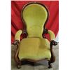 Image 1 : Custom Made Victorian Upholstered Parlor Armchair