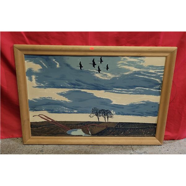 Framed Original Landscape Painting