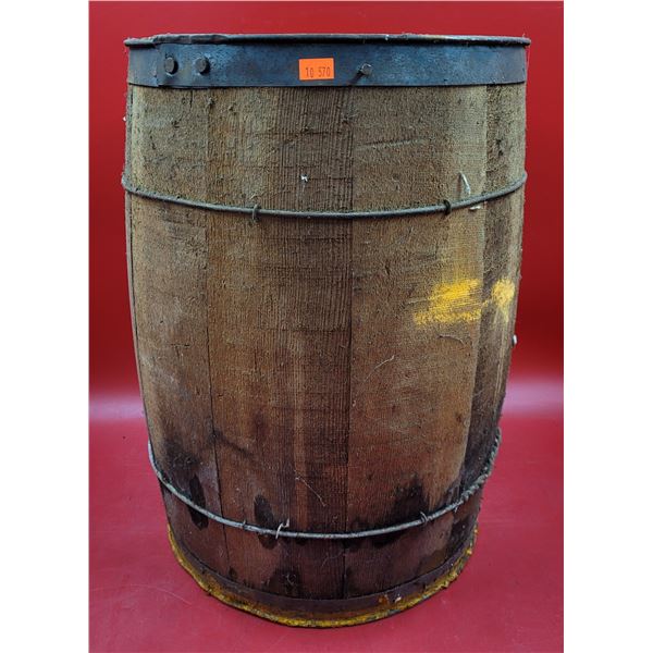 VTG Wooden Barrel