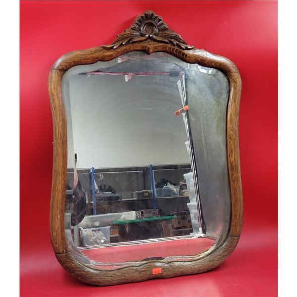 Carved Wood Wall Mirror