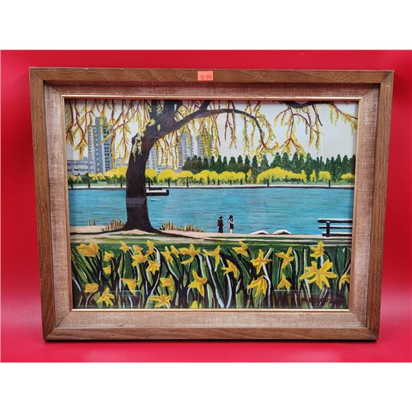 Framed & Signed Original Oil Painting