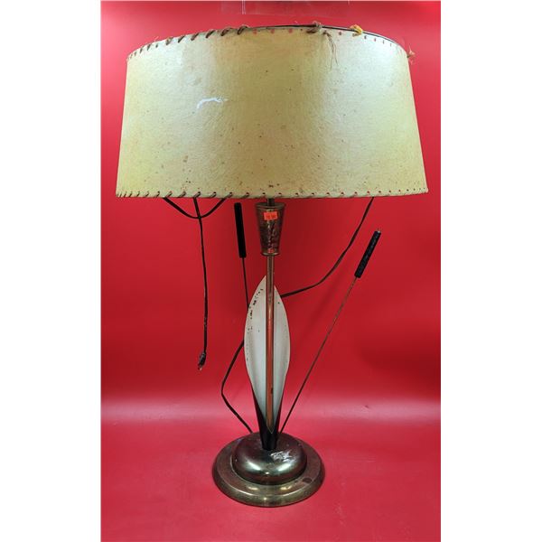 MCM Cattail Lamp w/ Shade
