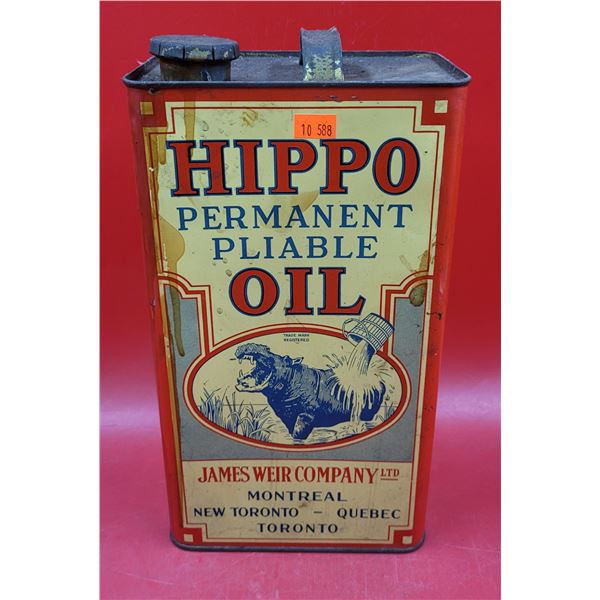 Hippo Permanent Pliable Oil Can
