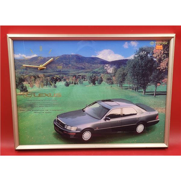 Toyota Lexus Advertising Clock