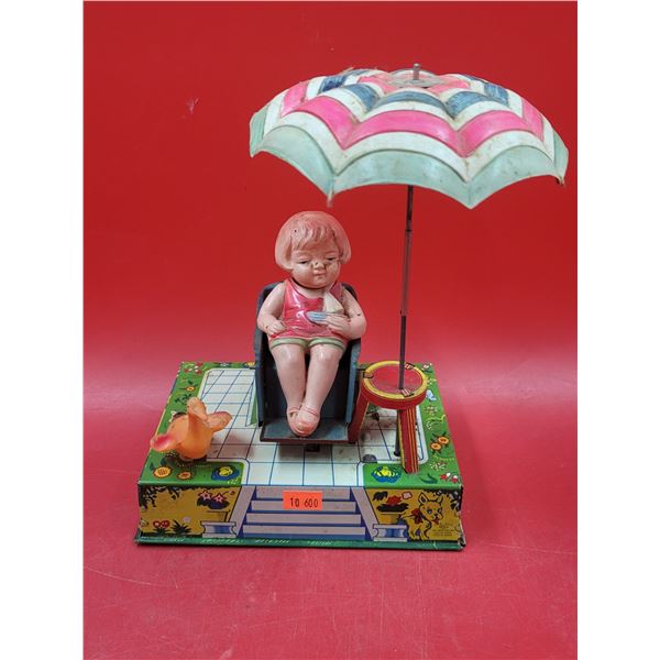 VTG Alps Toy Co. Wind-Up Tin Toy Made in Japan