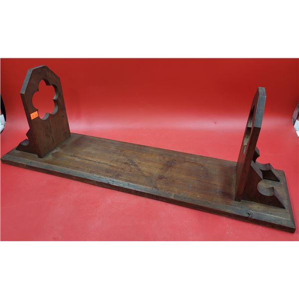 VTG Arts & Crafts Wooden Wall Shelf