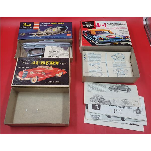 2 VTG Model Boxes & Unbuilt Revell All-Weather Interceptor Model