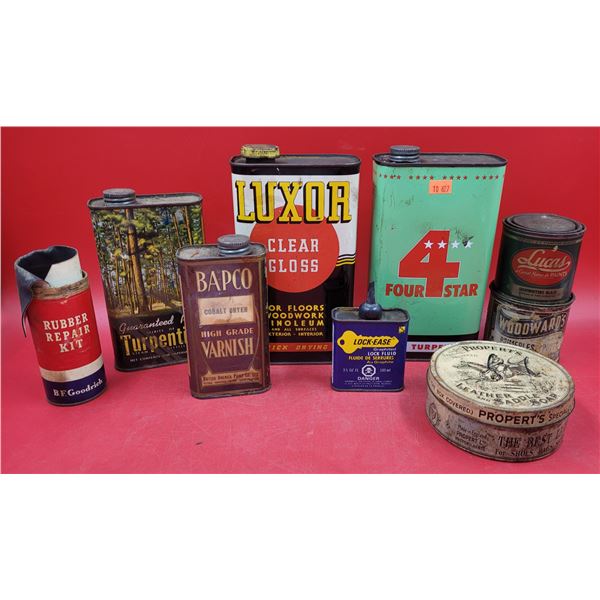 Lot of VTG Household Tins