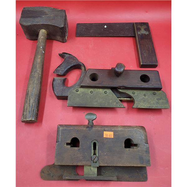 Collection of Antique Woodworking Tools
