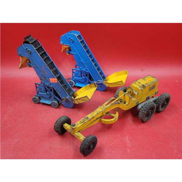 Metal Elevator Loaders & Hubley Kiddie Road Grader