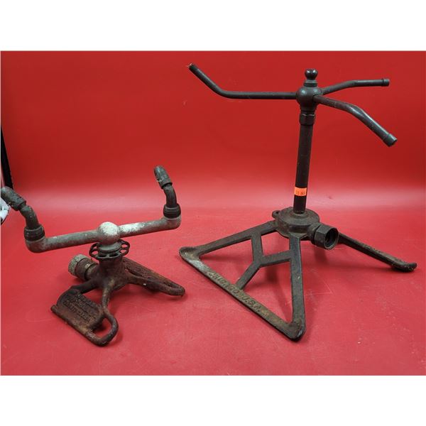Antique WD Allen Mfg. Co. & Sunbeam Cast Iron Sprinklers