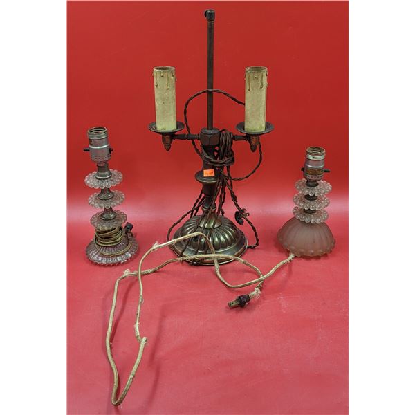 3 VTG Table Lamps