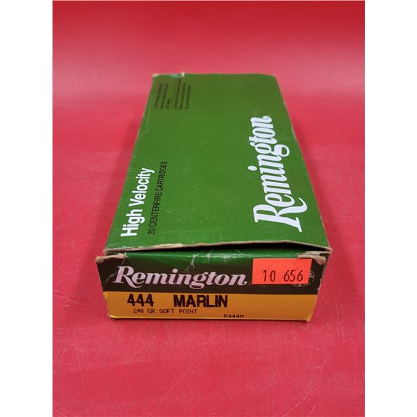 Remington High Velocity 444 Marlin Centerfire Cartridges