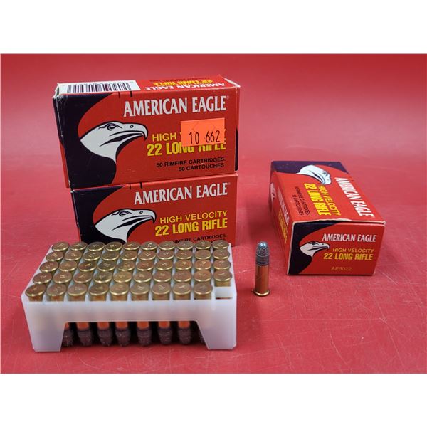 American Eagle High Velocity 22 Long Rifle Rimfire Cartridges