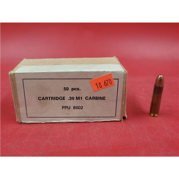 .30 M1 Carbine Cartridges