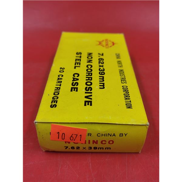 Norinco 7.62 x 39mm Cartridges
