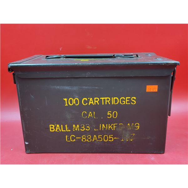 Metal .50 Cal Ammo Box