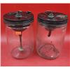 Image 1 : 2 VTG Windshield Washer Jars