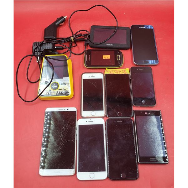 Smartphone & GPS Lot w/ iPhone, Magellan, Samsung, & More