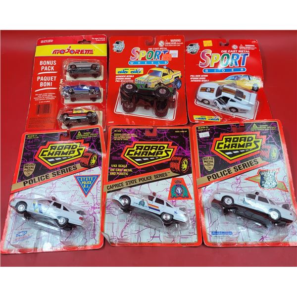 Lot of Sealed Diecast Vehicles w/ Road Champs, Sport Wheels, & More