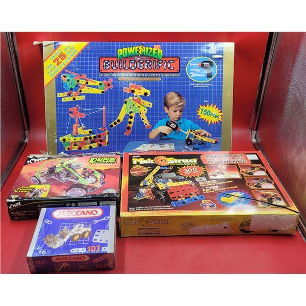 Lot of Building Toys w/ Meccano, K'Nex, & More