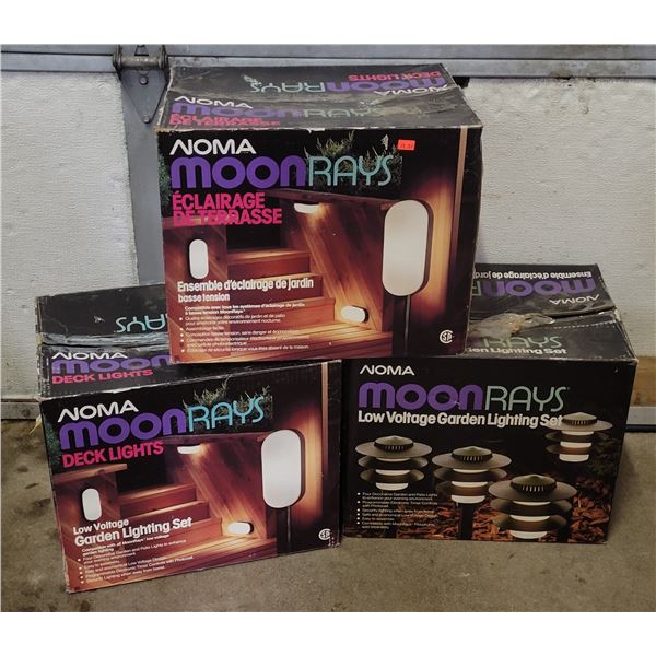 Lot of Noma Moon Rays Deck Lights