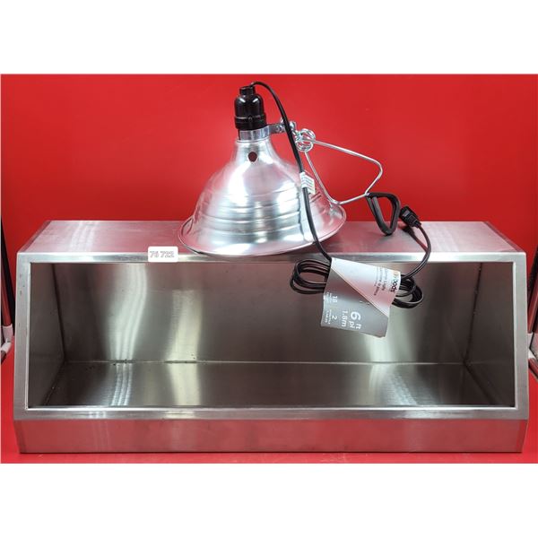 Industrial Stainless Steel Food Warmer & Clamp Light