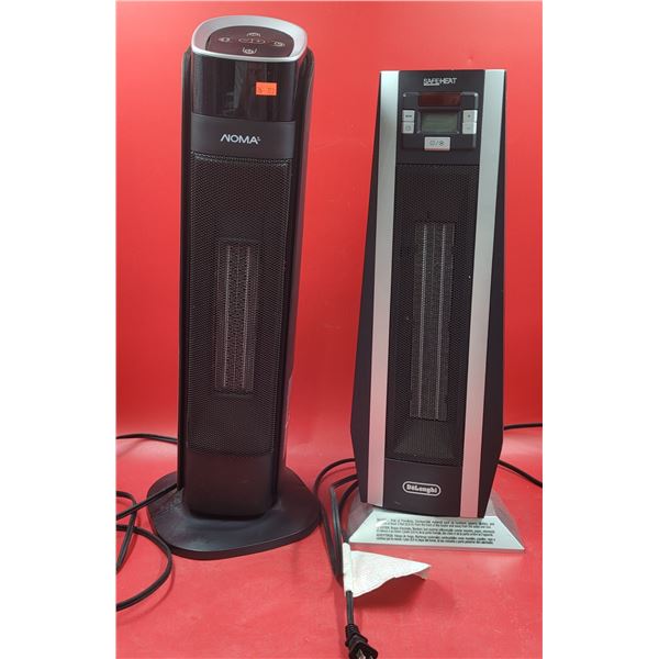 2 Space Heaters (Noma & DeLonghi)