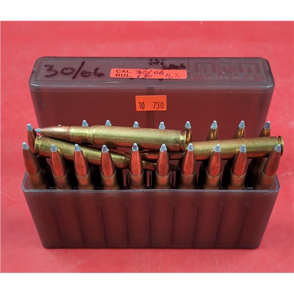 MTM Box of 30/06 BT Bullets