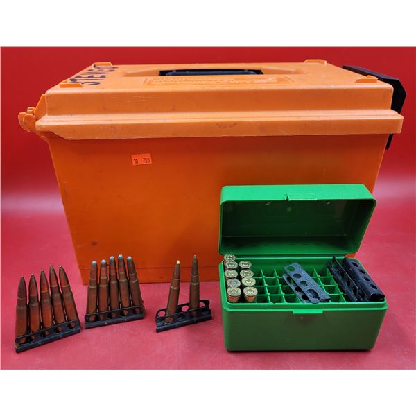 Hard Storage Case & Ammunition Lot (444 Marlin, etc.)