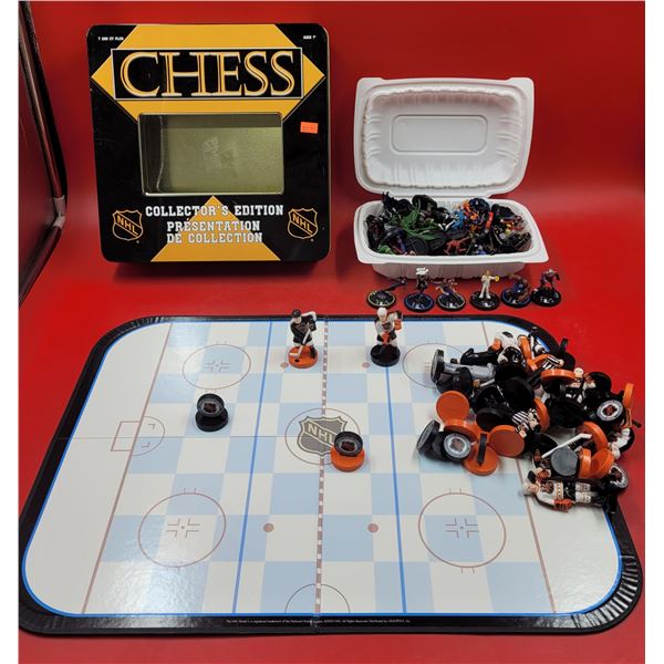 NHL Collector's Edition Chess & Marvel Heroclix Game Pieces