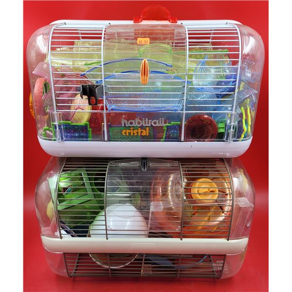 2 Habitrail Hamster Cages w/ Accessories