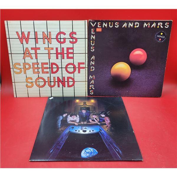 3 Paul McCartney & Wings Vinyl Records