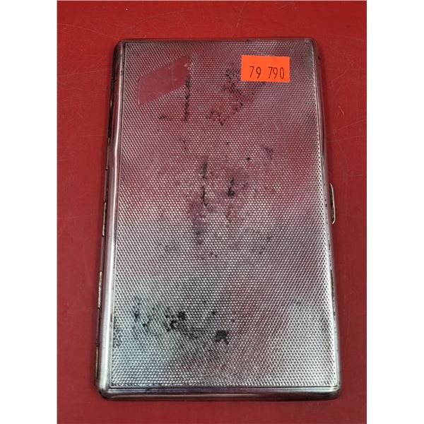 1930's Silver-Plated English Cigarette Case