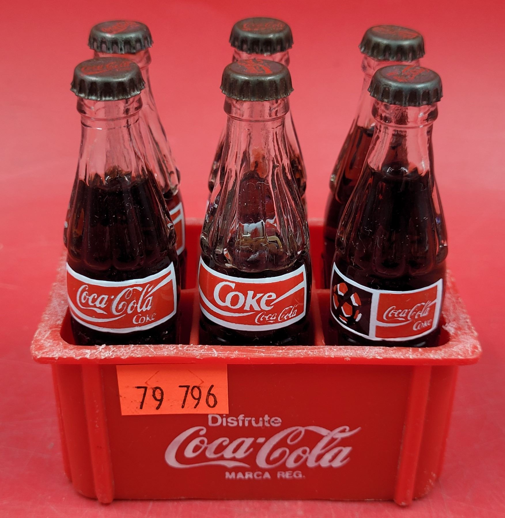 VTG Mini Glass Coke Bottle Set