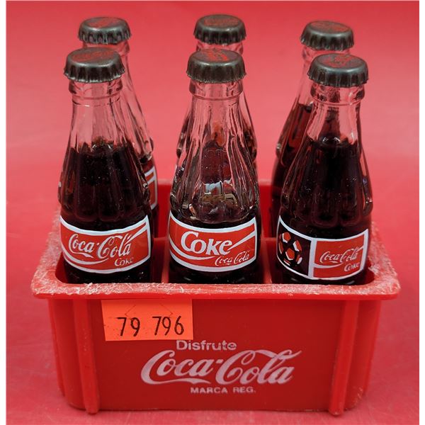 VTG Mini Glass Coke Bottle Set