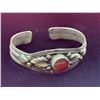 Image 1 : Vintage Bracelet With Red Center Stone