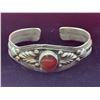 Image 2 : Vintage Bracelet With Red Center Stone