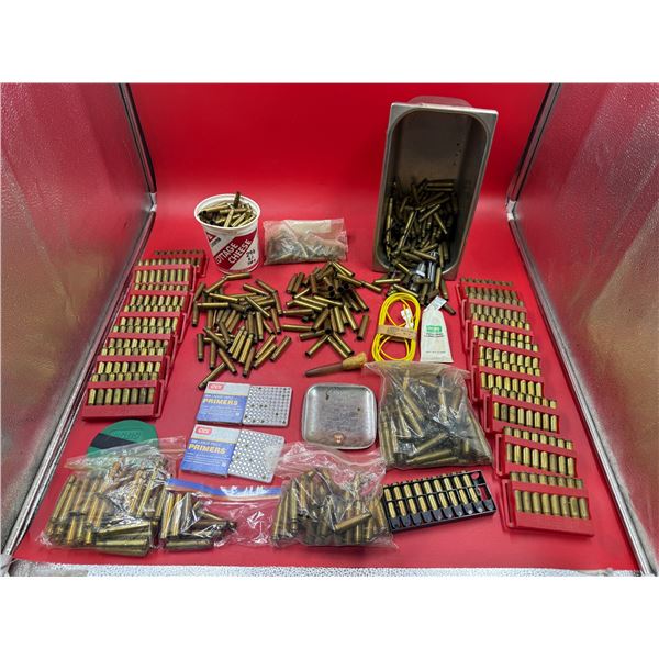 Assorted Bullet Casings, Primers, & More