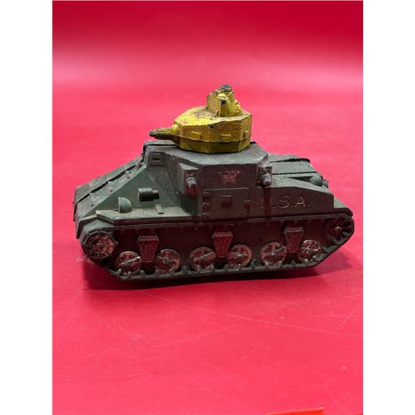 Vintage USA Rubber Toy Tank