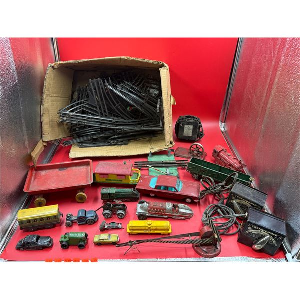 Vintage Toys: Hubbley Car, Train Transformers, Train Tracks, Trains, Cars, & More