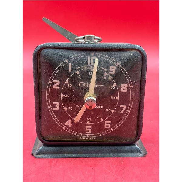 Vintage Gilbert Interval Timer Table Top Clock