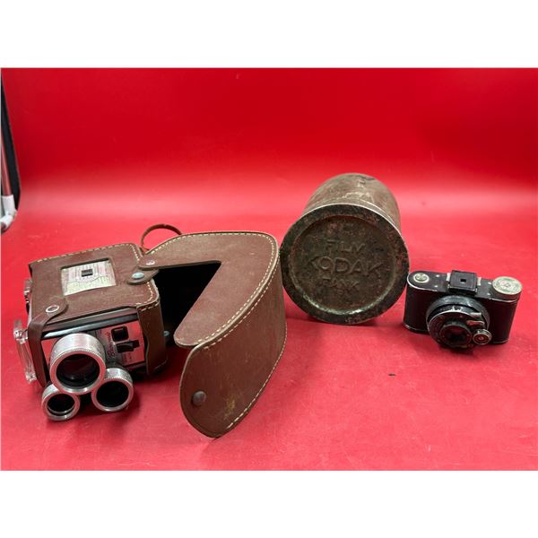 Vintage Electronics: Schneider Camera, Kodak Brownie Movie Camera, & Kodak Tank
