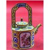 Image 3 : 19th Century Chinese Canton Enamel Teapot