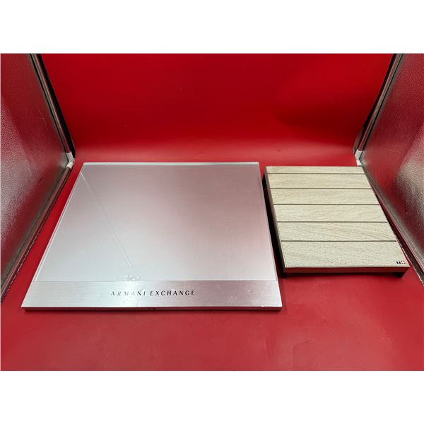 2x Store Displays: Armani Exchange & Tissot Swiss