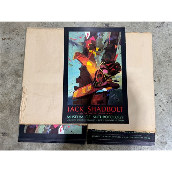 Numerous 1986 Jack Shadbolt & The Coastal Indian Image UBC Posters