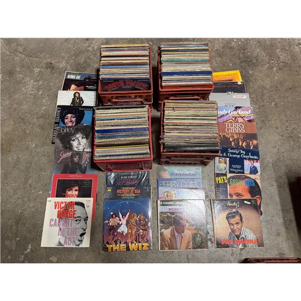 Assorted Vintage Vinyl Records (Crates Not Included)